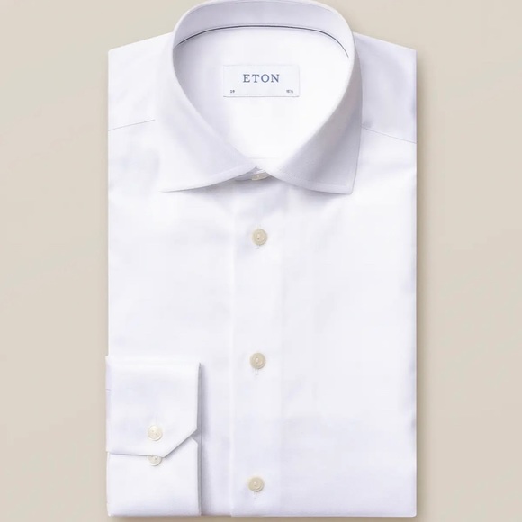 White Signature Dress Shirt (New) - Picture 1 of 2